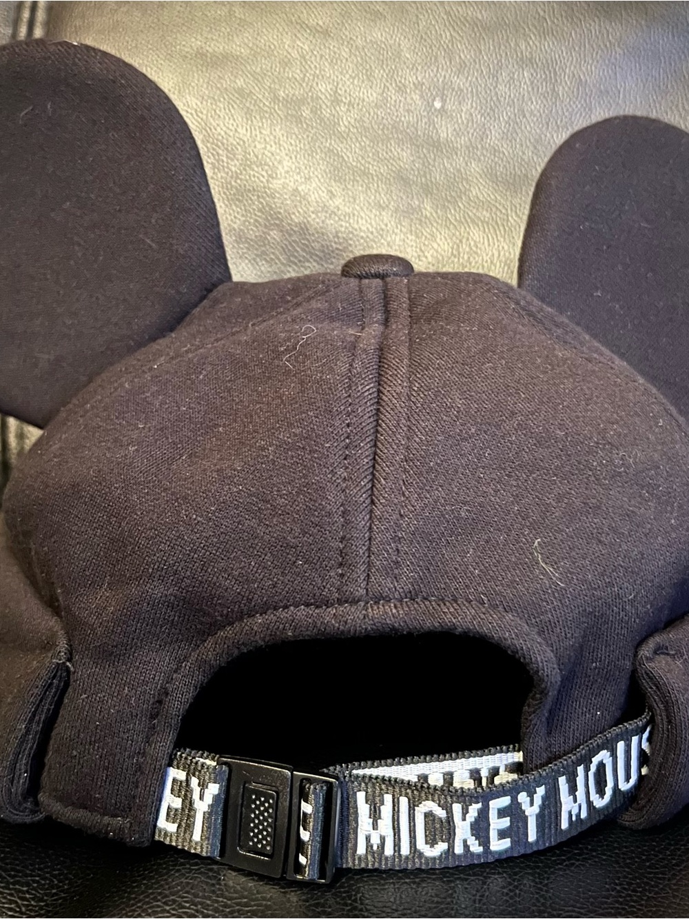 Japan Tokyo Disney Resort Store Ears HeadBand Hat Black Initial CAP park - Picture 2 of 6